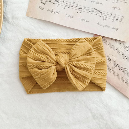 Elastic Nylon Hair Band Bow Baby Head Accessory Hair Accessory