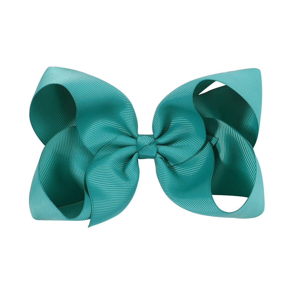 6 Kids Bow Hair Clip Head Accessory 588