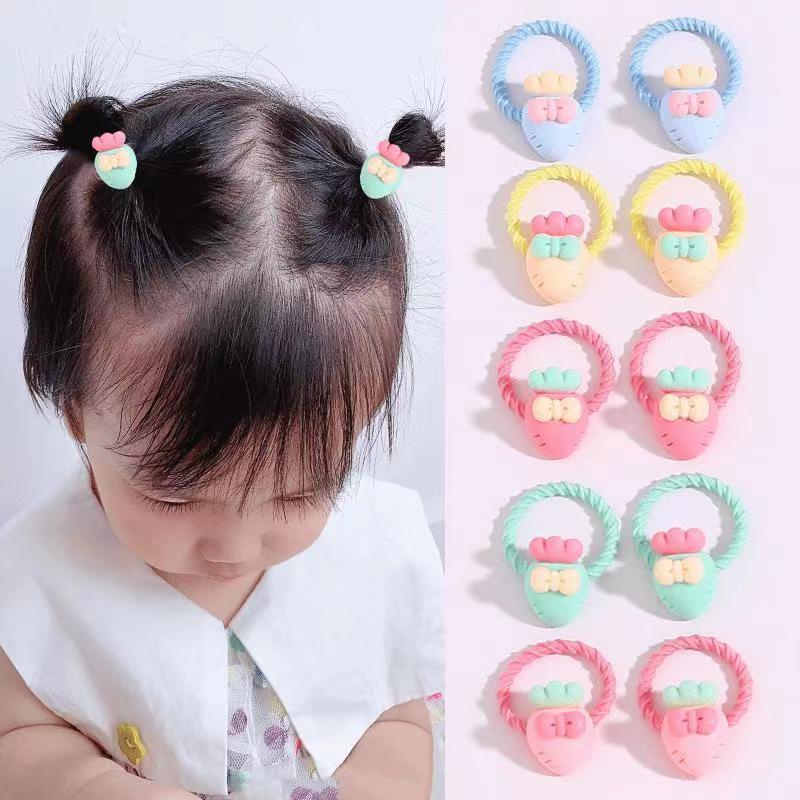 Small Kids Elastic Band High Elasticity Hair Tie Cartoon Hair Tie