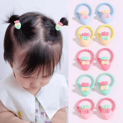 Small Kids Elastic Band High Elasticity Hair Tie Cartoon Hair Tie