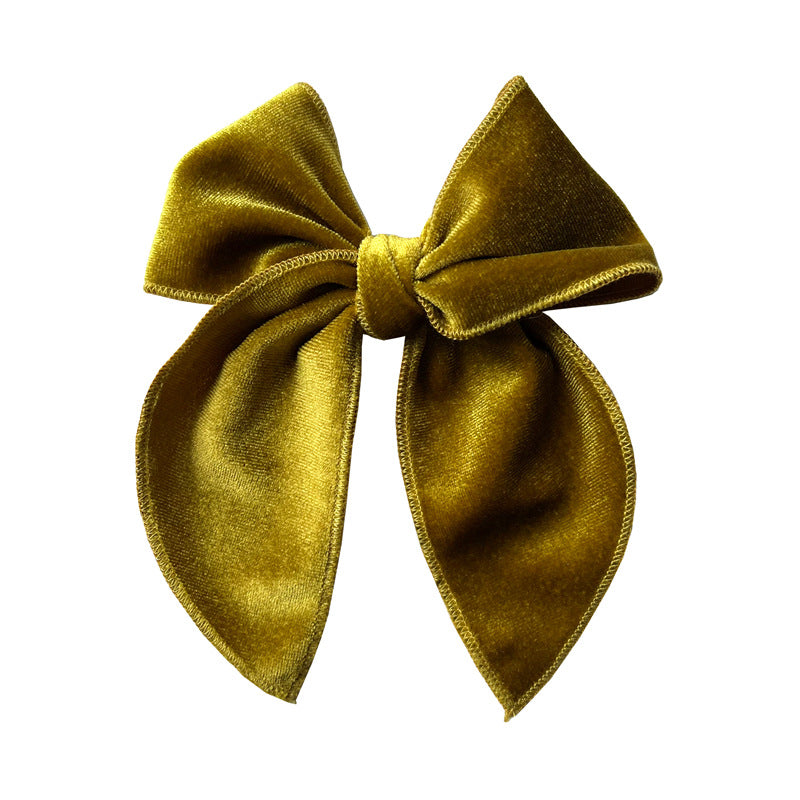 Bow Hair Clip Girl Fabric Hairpin Hair Accessory Head Accessory Hair Clip