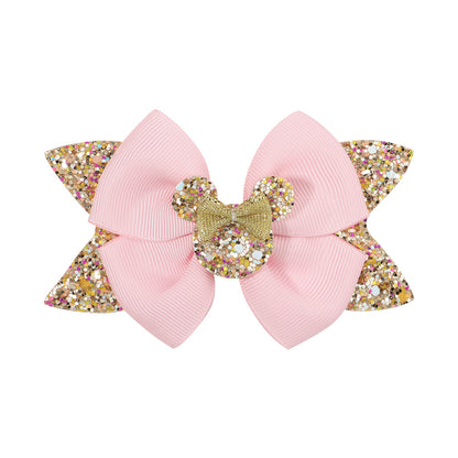 Head Accessory Hair Accessory Cute Girl Hair Clip Bow Cartoon Hair Clip 2826