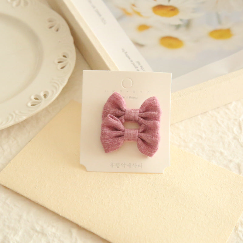 A172 Kids Head Accessory Hair Accessory INS Bow Hair Clip 1
