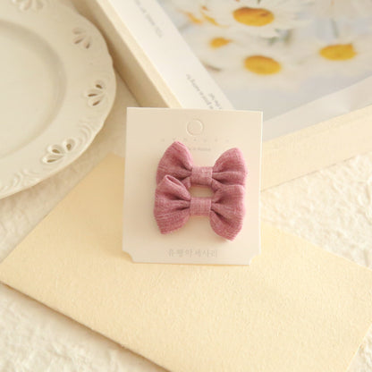 A172 Kids Head Accessory Hair Accessory INS Bow Hair Clip 1