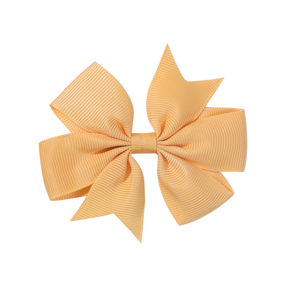 Handmade V Bow Hair Clip Hair Accessory Kids Head Accessory 564