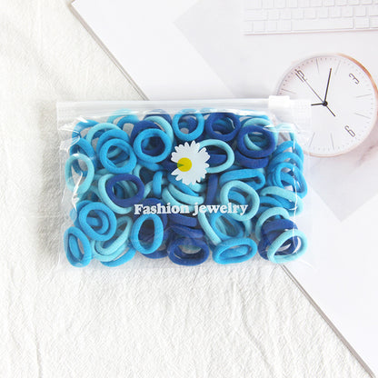 Small Kids Colorful Hair Tie Gentle on Hair Headband Seamless Towel Ring 100