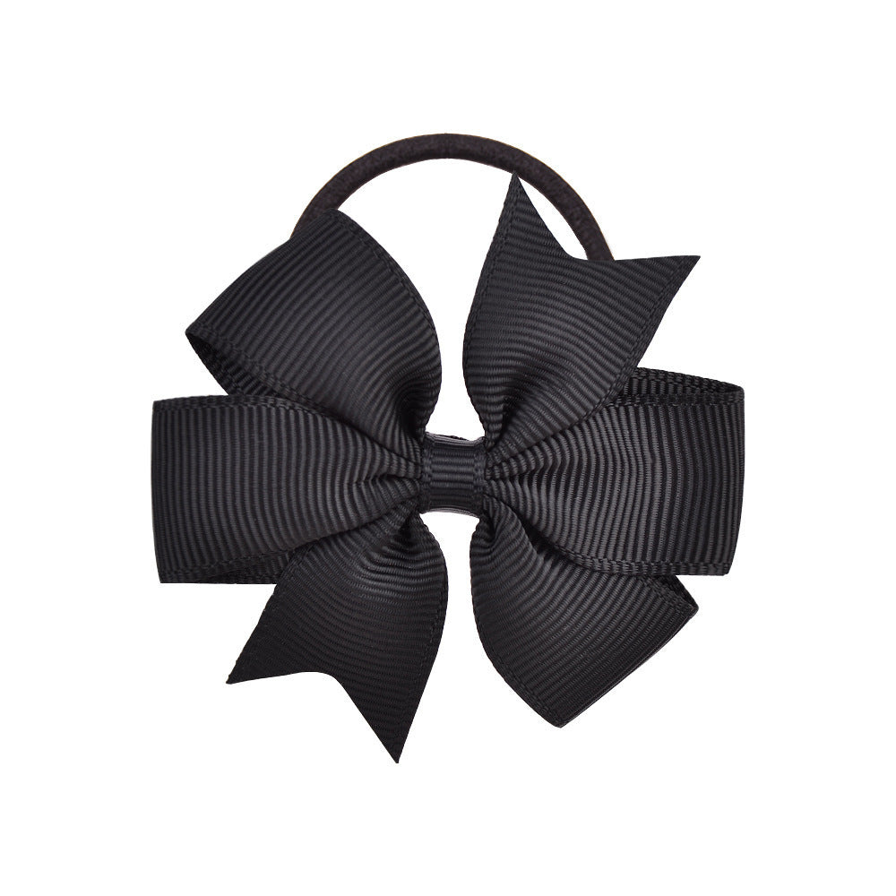 Handmade Multi-color Kids Hair Tie Bow Baby Head Accessory