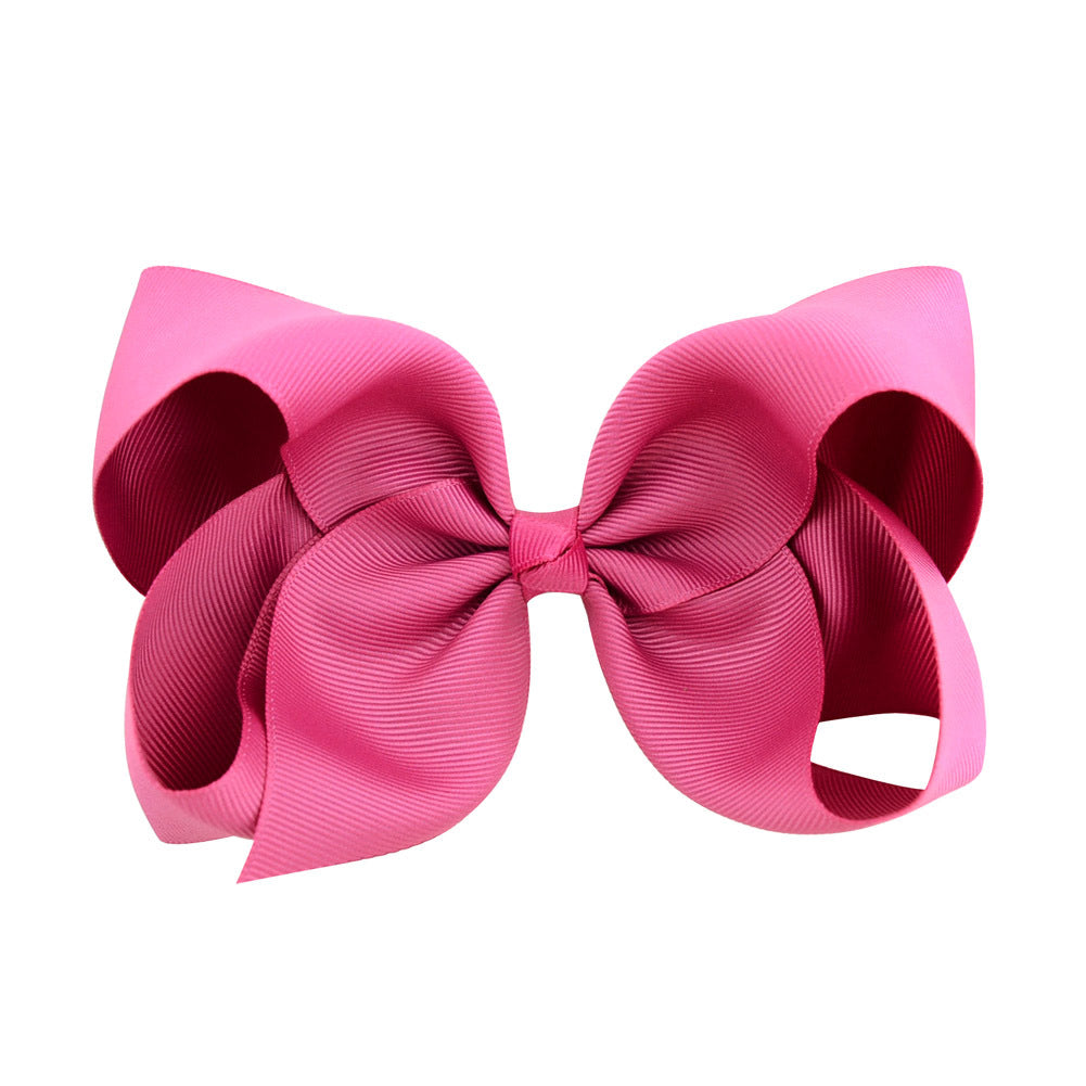 6 Kids Bow Hair Clip Head Accessory 588