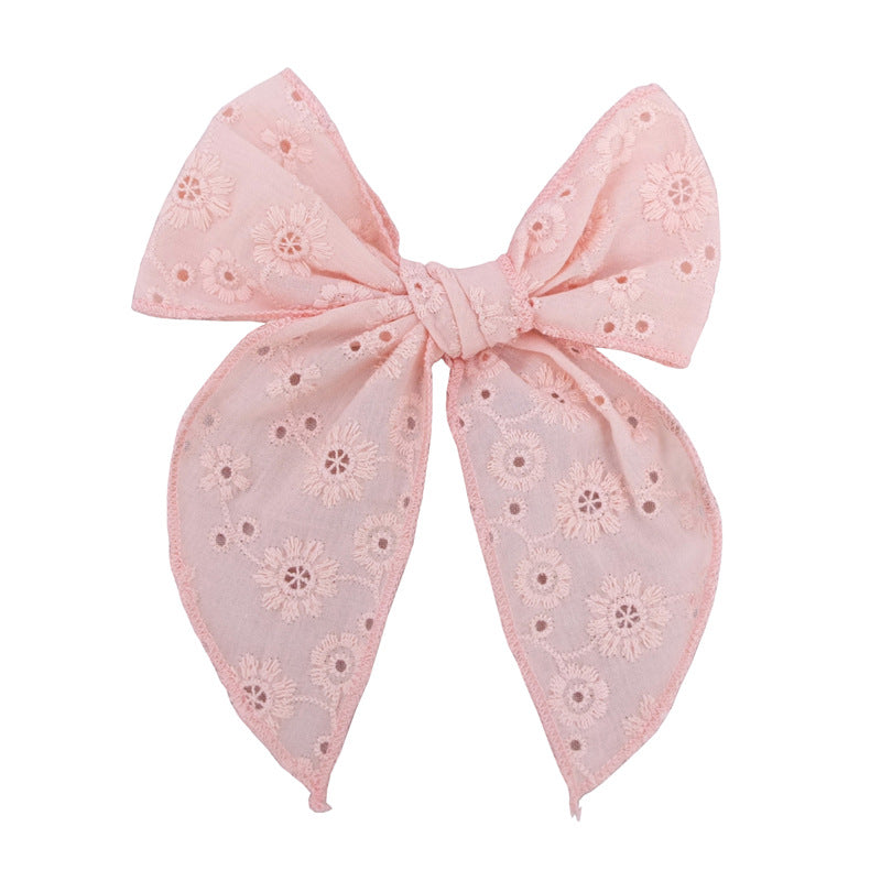Bow Hair Clip Fabric Hairpin Hair Accessory