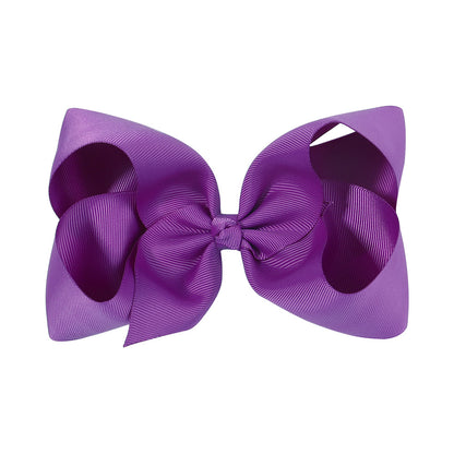 6 Kids Bow Hair Clip Head Accessory 588