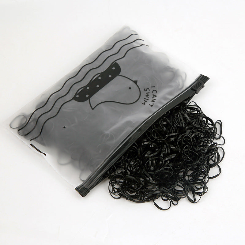 Black Elastic Band High Elasticity Elastic Band Headband Hair Tie