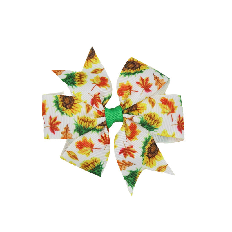 Kids Bow Hair Clip Cute Head Accessory