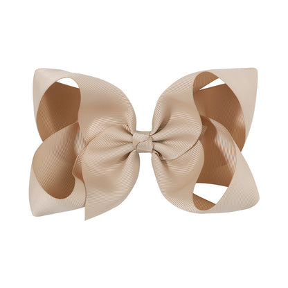 6 Kids Bow Hair Clip Head Accessory 588