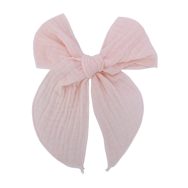Bow Hair Clip Fabric Hairpin Hair Accessory