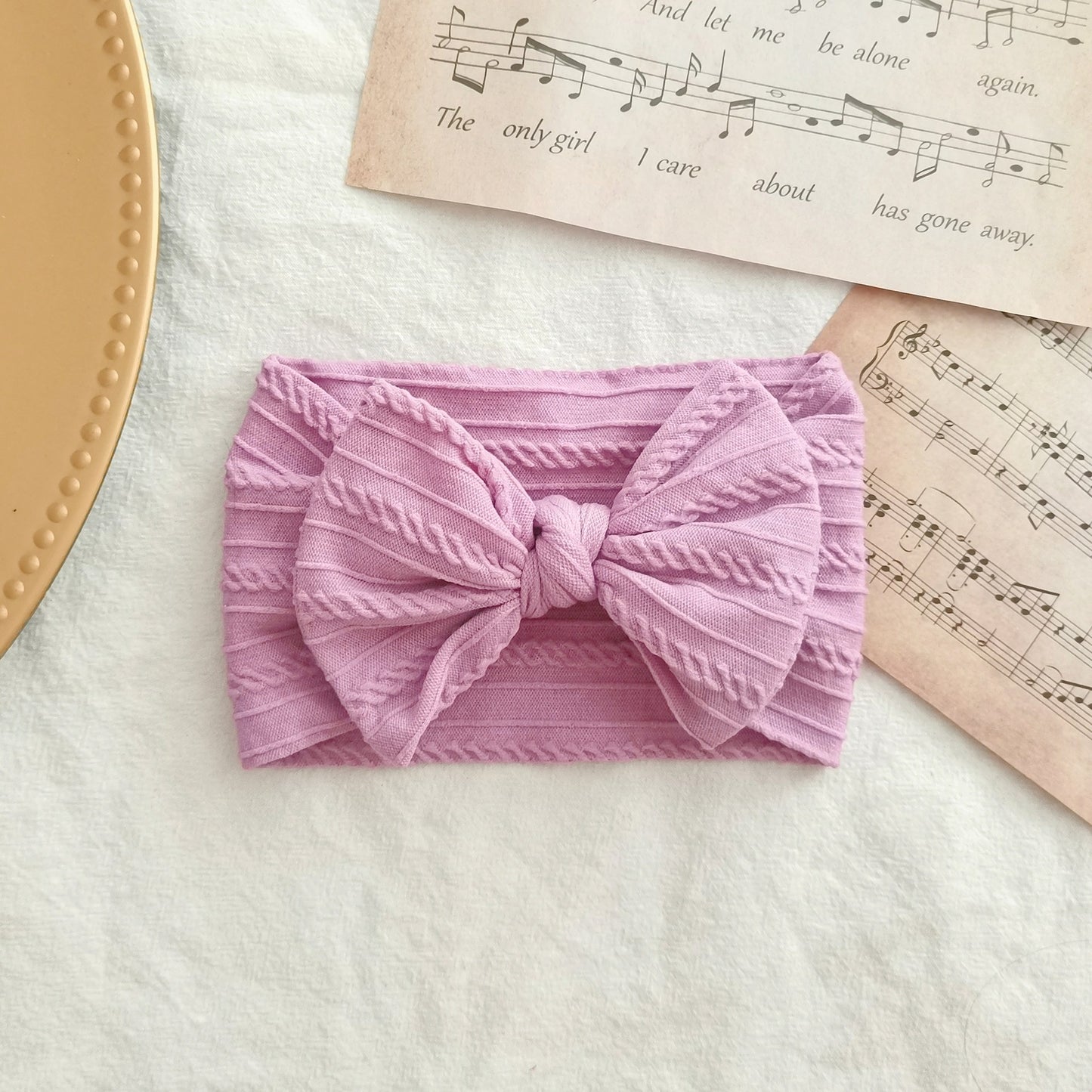 Elastic Nylon Hair Band Bow Baby Head Accessory Hair Accessory