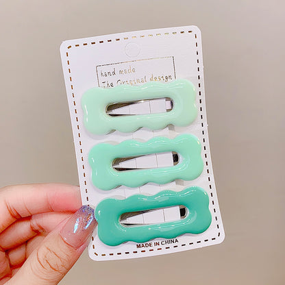 Hair Clip Side Bangs Hair Clip Heart BB Clip Kids Hairpin Head Accessory