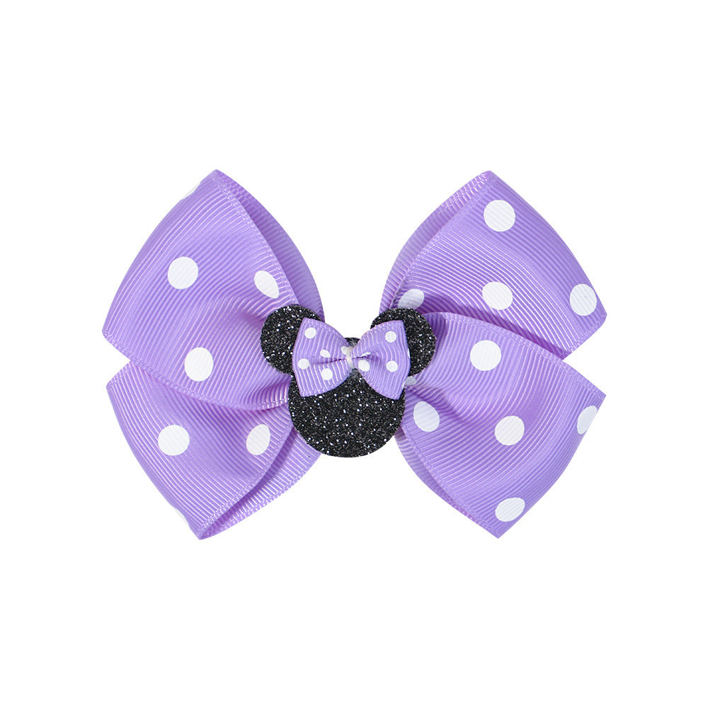 Head Accessory Hair Accessory Cute Girl Hair Clip Bow Cartoon Hair Clip 2826