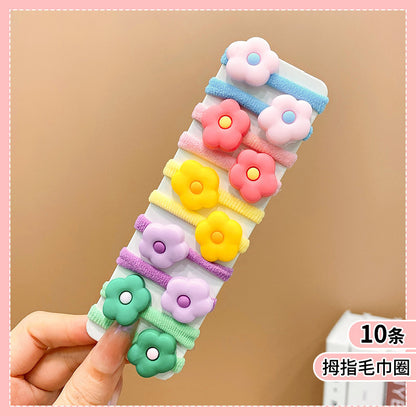 Small Kids Elastic Band High Elasticity Hair Tie Cartoon Hair Tie