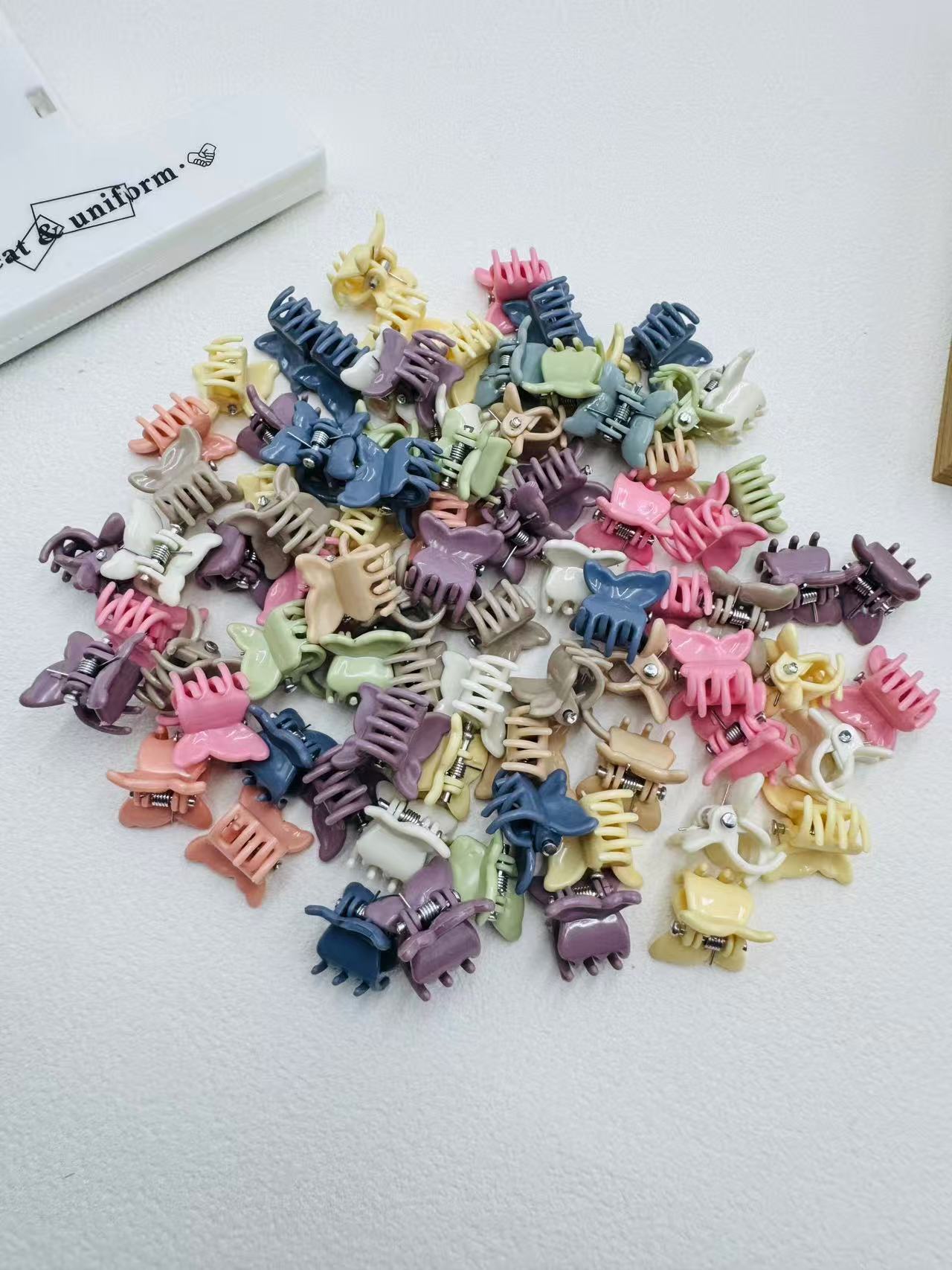 Colorful Kids Hairpin Clip Head Accessory Flyaway Hair Hair Clip Girl Bangs Braiding Mini Hair Clip Hair Accessory