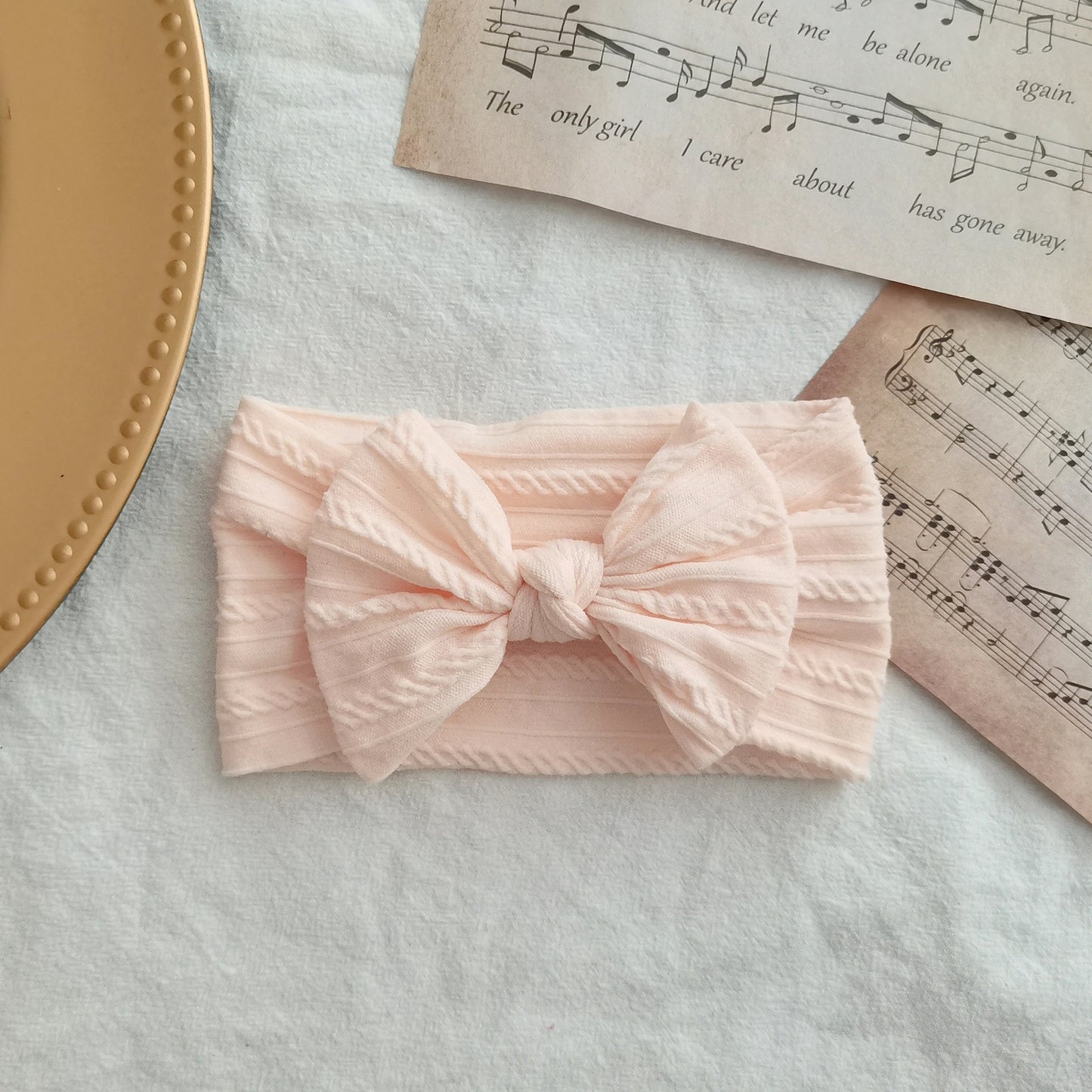 Elastic Nylon Hair Band Bow Baby Head Accessory Hair Accessory