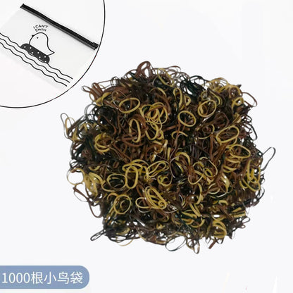 Elastic Band Gentle on Hair Thin Hair Tie Colorful Headband Girl Hair Accessory