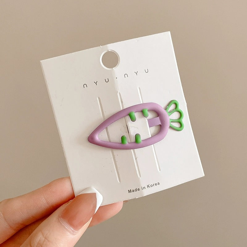 Bangs Clip Kids Flyaway Hair Head Accessory Cute Star