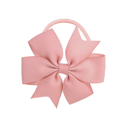 Handmade Multi-color Kids Hair Tie Bow Baby Head Accessory