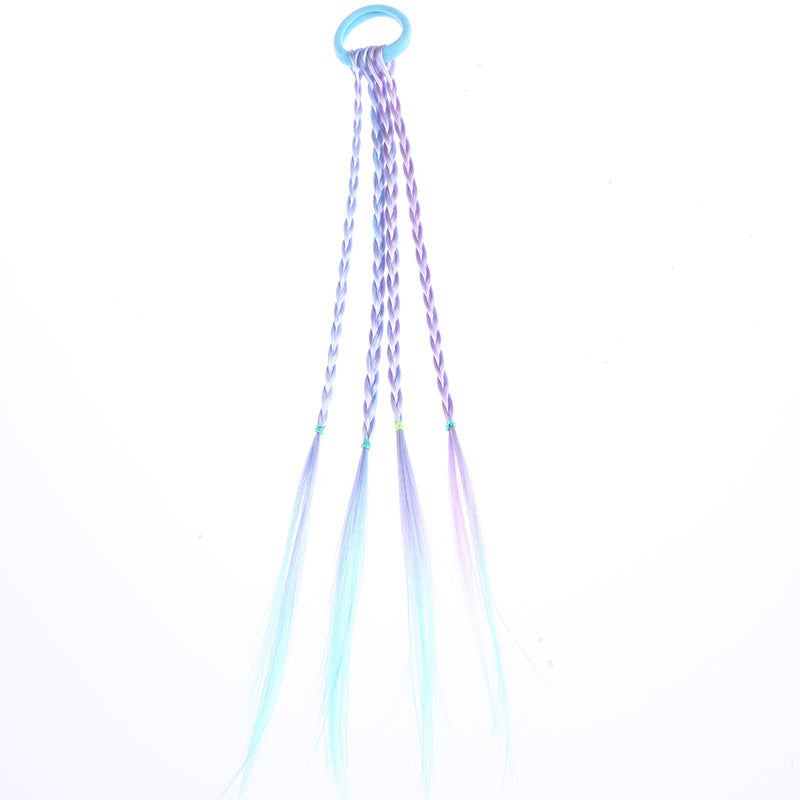 Kids Colorful Colorful Hair Band Rubber Colorful