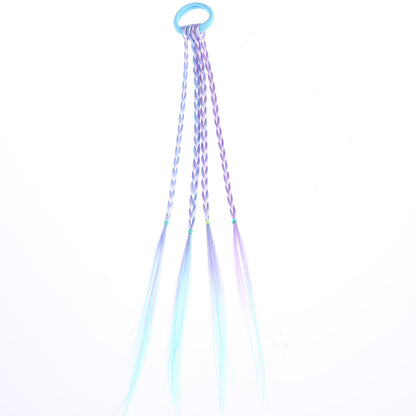 Kids Colorful Colorful Hair Band Rubber Colorful