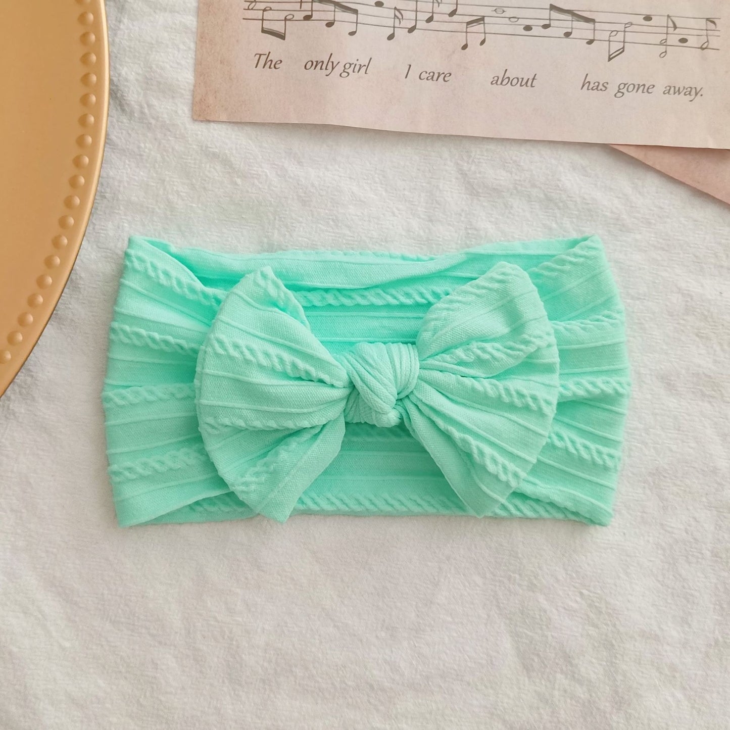 Elastic Nylon Hair Band Bow Baby Head Accessory Hair Accessory