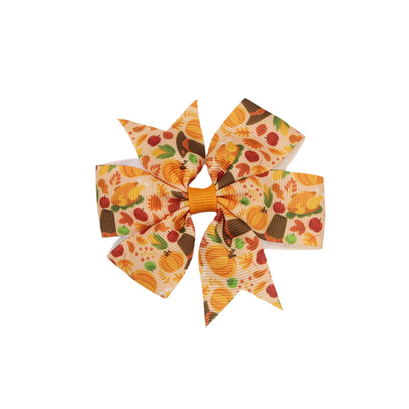 Kids Bow Hair Clip Cute Head Accessory