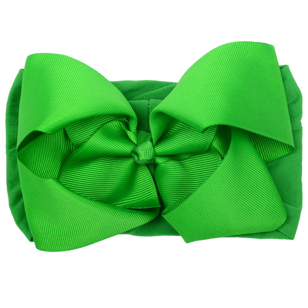 6inch Baby Elastic Hair Band Hair Accessory Minimalist Kids Bow Nylon Headband