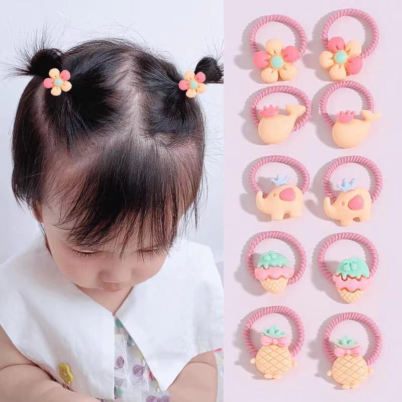 Small Kids Elastic Band High Elasticity Hair Tie Cartoon Hair Tie