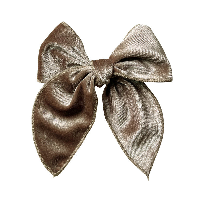 Bow Hair Clip Girl Fabric Hairpin Hair Accessory Head Accessory Hair Clip