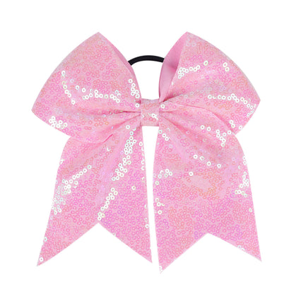 INS Kids Glitter Bow Elastic Band Girl Headband