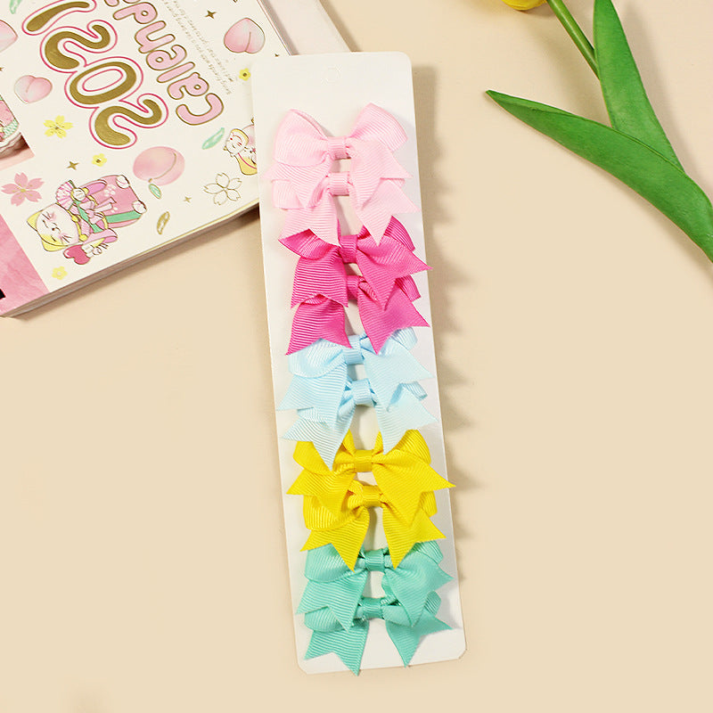 Baby Head Accessory Hairpin Hair Clip Hair Accessory Kids Bow BB Clip Hair Clip