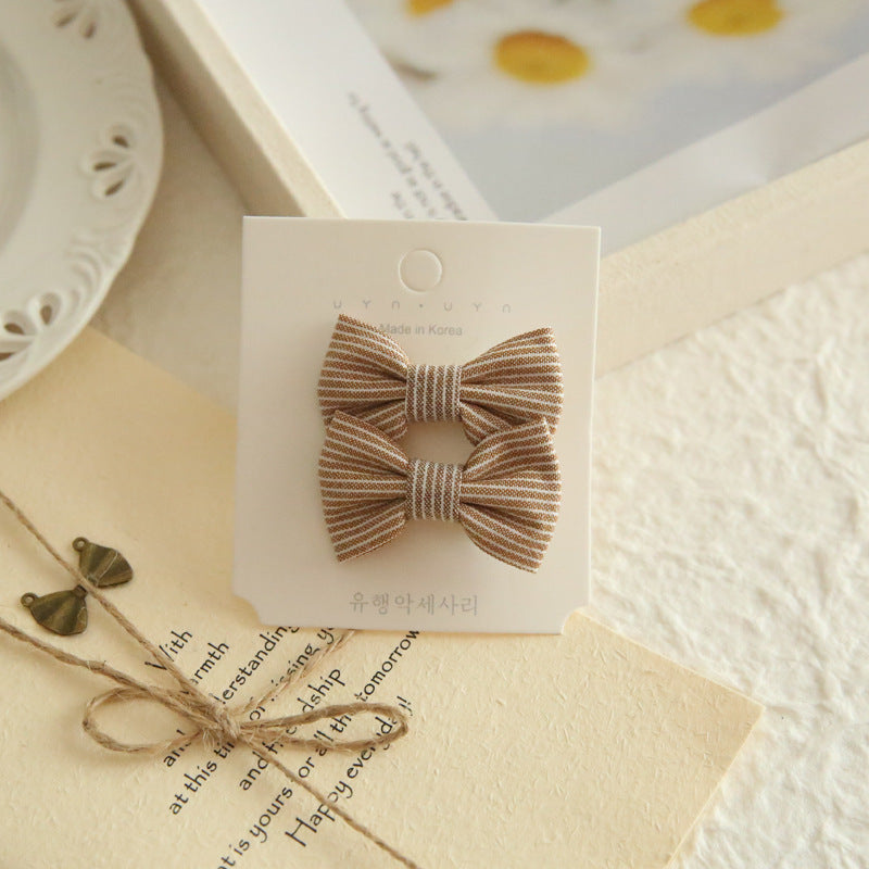 A172 Kids Head Accessory Hair Accessory INS Bow Hair Clip 1