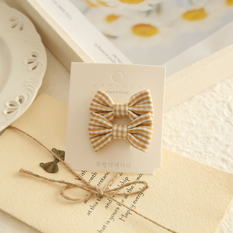 A172 Kids Head Accessory Hair Accessory INS Bow Hair Clip 1