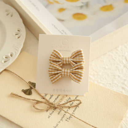 A172 Kids Head Accessory Hair Accessory INS Bow Hair Clip 1