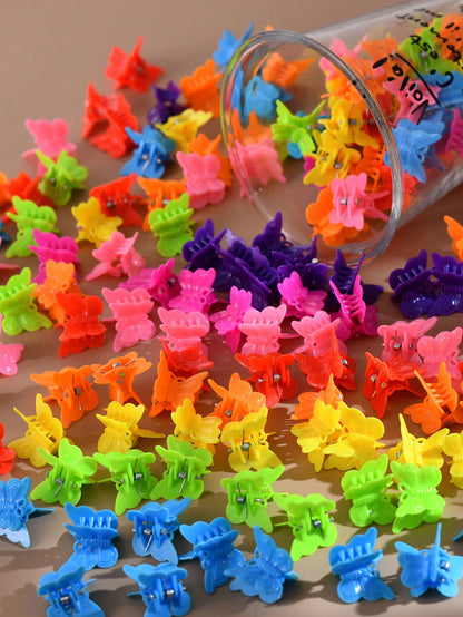 Hair Clip Forehead Bangs Side Mini Hair Clip Cute Flyaway Hair Colorful Hairpin Head Accessory Clip