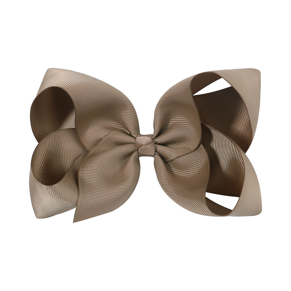 6 Kids Bow Hair Clip Head Accessory 588