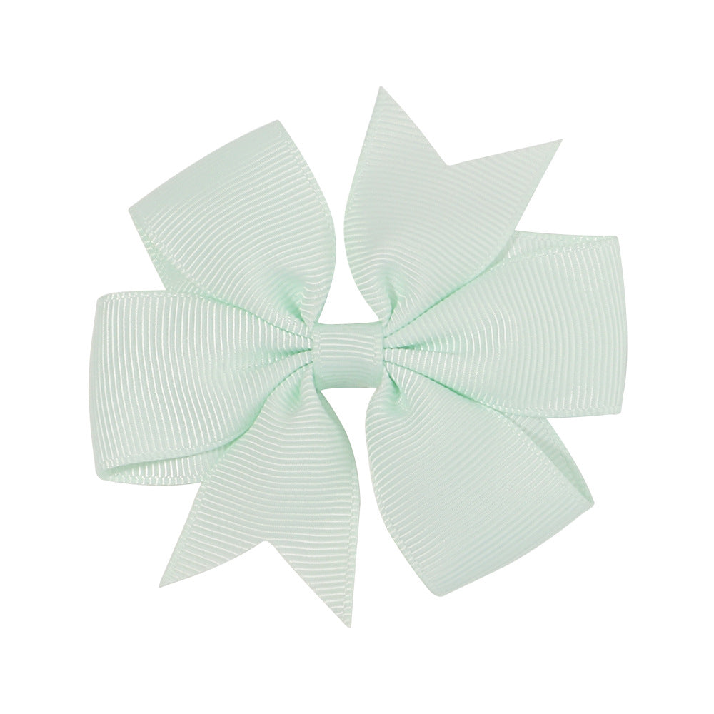 Handmade V Bow Hair Clip Hair Accessory Kids Head Accessory 564