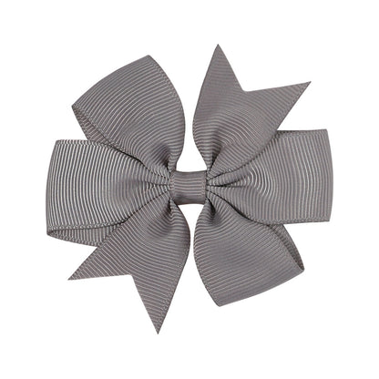 Handmade V Bow Hair Clip Hair Accessory Kids Head Accessory 564