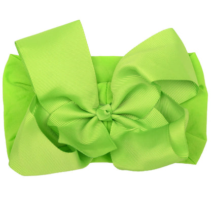 6inch Baby Elastic Hair Band Hair Accessory Minimalist Kids Bow Nylon Headband