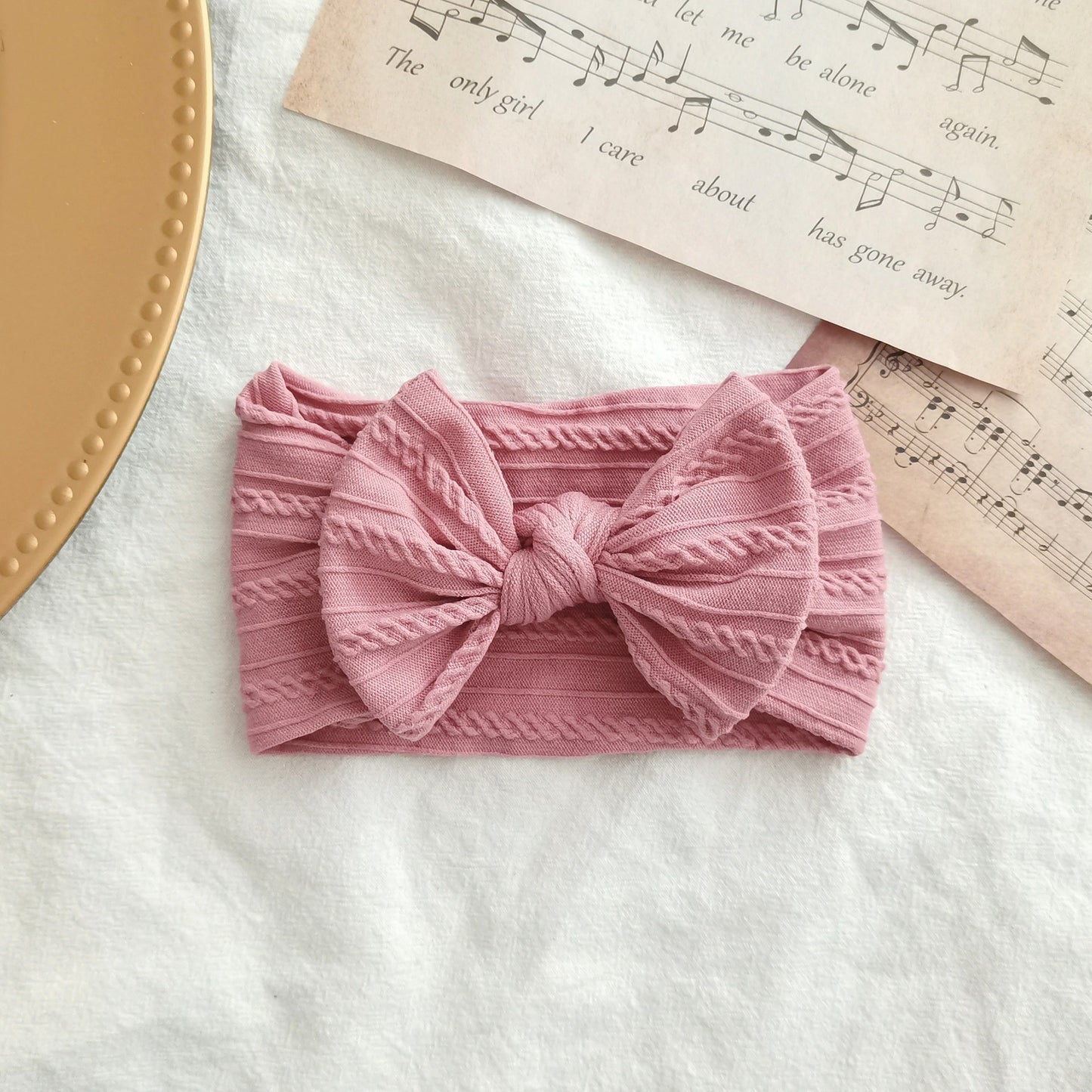 Elastic Nylon Hair Band Bow Baby Head Accessory Hair Accessory