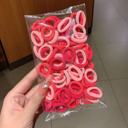 Hair Tie High Elasticity Kids Towel Ring Gentle on Hair Elastic Band Headband Hair Accessory 100