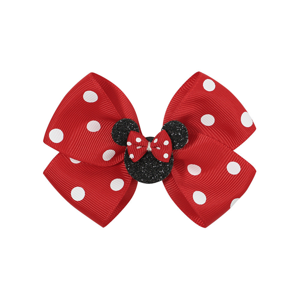 Head Accessory Hair Accessory Cute Girl Hair Clip Bow Cartoon Hair Clip 2826
