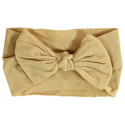Handmade Kids Hair Band Nylon Baby Bow Invisible Headband