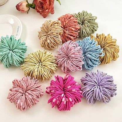 Colorful Kids Elastic Band Gentle on Hair Hair Tie High Elasticity Headband DIY Accessory