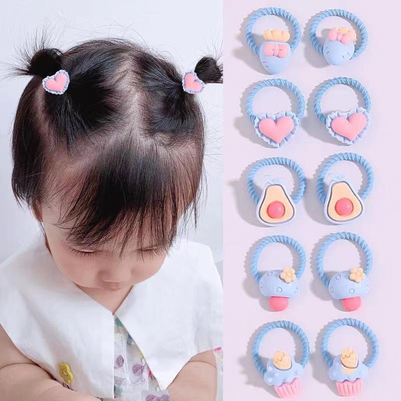 Small Kids Elastic Band High Elasticity Hair Tie Cartoon Hair Tie